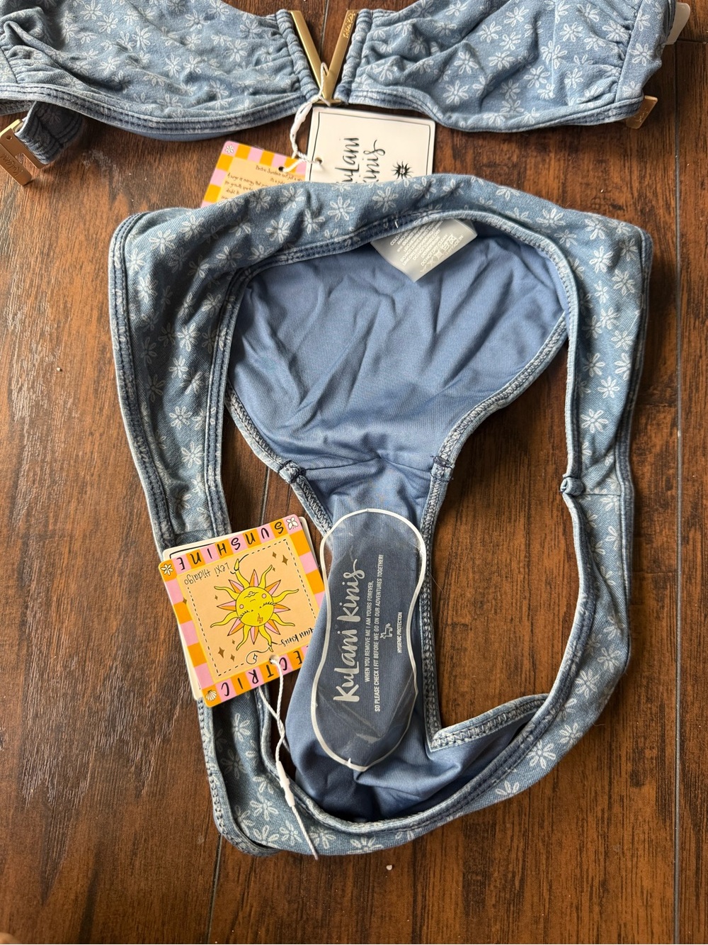 Kulani minis denim daisy set NWT - Picture 3 of 4